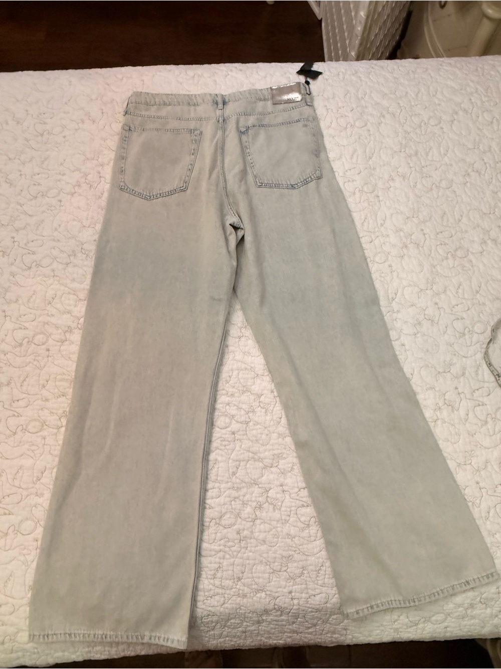 NWT Rag & Bone Logan Mid rise wide leg size 30 light wash - Picture 3 of 8